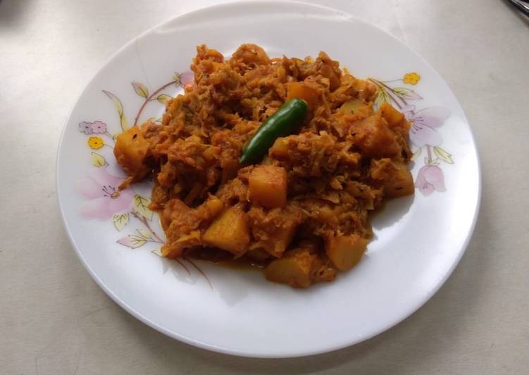 How to Prepare Super Quick Homemade Cabbage Potato fry