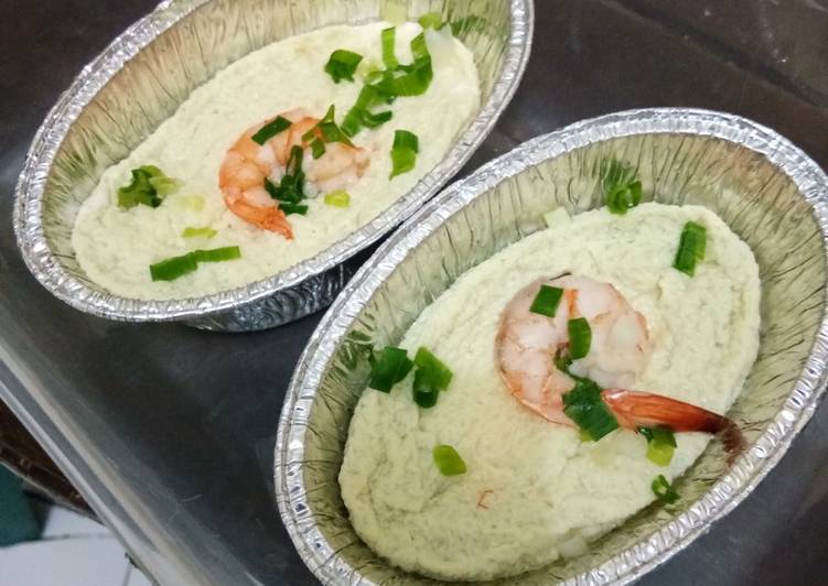 Resep Telur kukus tahu udang MPASI (kembarannya cawanmushi) yang simpel