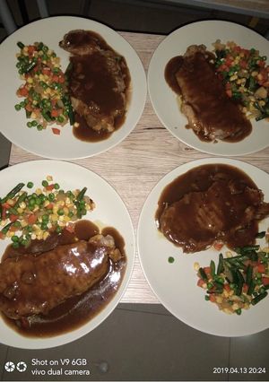 Foto resep Steak sirloin empuk dan enak tapi buatnya gampang