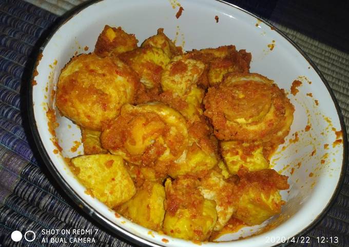 Ternyata begini loh! Bagaimana cara membuat Telur tahu bumbu bali dijamin sesuai selera