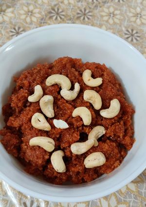 A picture of Gajar Ka Halwa.