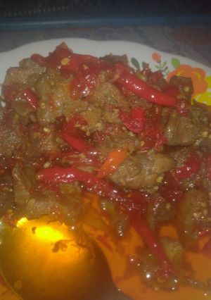 Foto resep DENDENG BALADO BASAH ENAK, SIMPEL, BIKIN NAMBAH NAMBAH 🤤😍