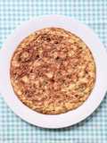 Tortilla de repollitos de Bruselas (coles de Bruselas)