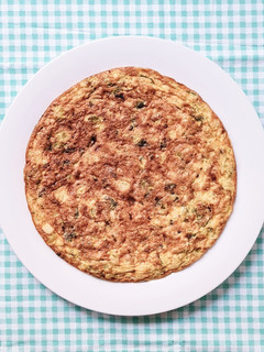 Una foto de Tortilla de repollitos de Bruselas (coles de Bruselas)