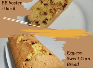 Foto resep Eggless Sweet Corn Bread