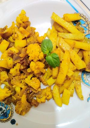عکسی از دستور گل کلم🥦