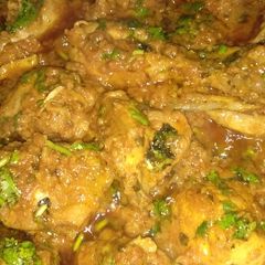 A picture of Lahori chicken karae.
