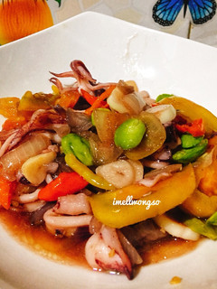 Foto resep Tumis cumi pete