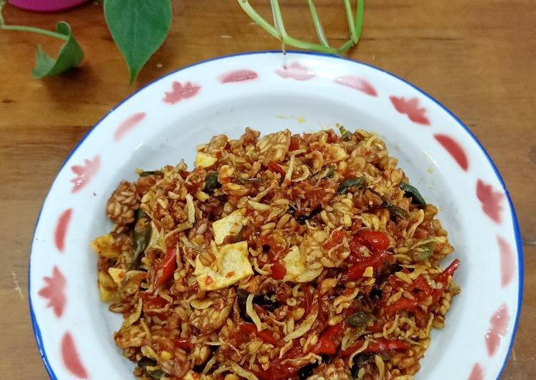 Resep Orak arik tempe  oleh Wina Arsal Masari Cookpad