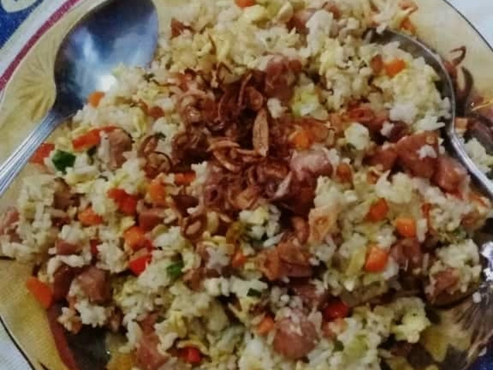 Ternyata ini loh! Bagaimana cara membuat Nasi goreng saos tiram  spesial