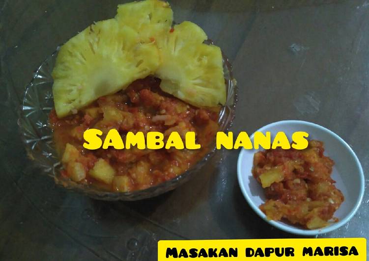 Langkah Mudah untuk mengolah Resep sambal nanas Anti Gagal