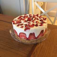 Foto di La Mia CheeseCake variante con le fragole