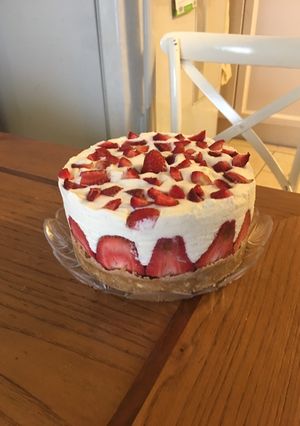 Foto di La Mia CheeseCake variante con le fragole