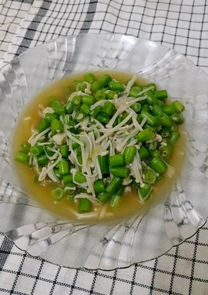 Foto resep [274] Tumis Buncis Jamur Enoki