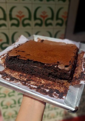 Foto resep FUDGY BROWNIES, Super Fudgy yang pernah di bikin🥰