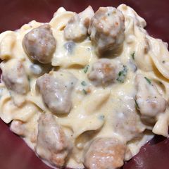 A picture of Easy Sausage Egg Noodle Dish.