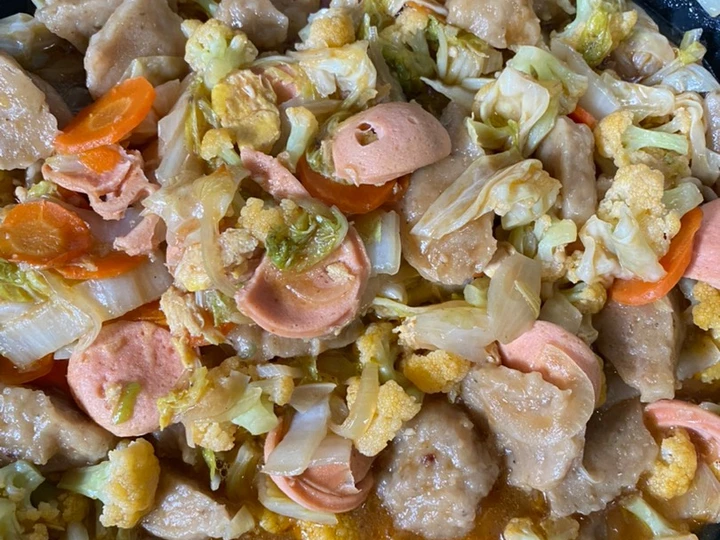 Easy Ways Make Recipes Capcay Kuah Kental the Delicious Tasty.