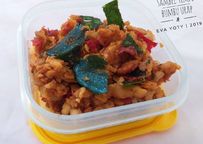 Resep: Sambel Tempe Bumbu Urap Ekonomis Untuk Dijual