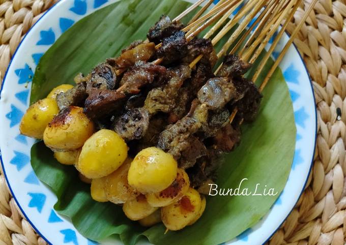 Resep Sate Telur Ati Ampela Oleh Bunda Lia Cookpad