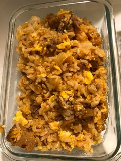 素肉泡菜番茄醬炒飯 的食譜成品照片