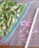 بسته بندی و فریزر بامیه