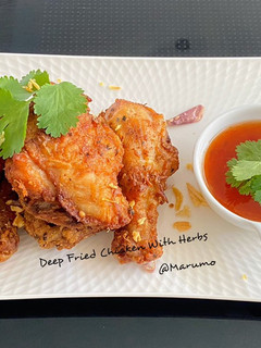 A picture of Deep Fried Chicken With Herbs.