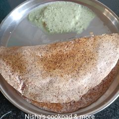 Whole Ragi crispy dosa A picture of Whole Ragi crispy dosa.