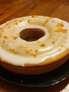Una foto de Torta fácil de mandarina