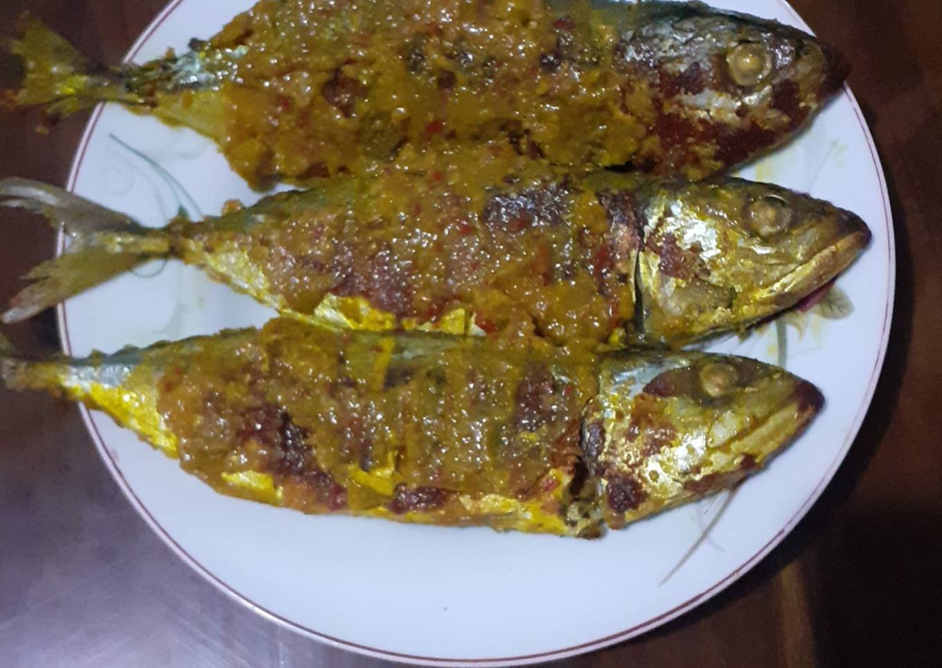 Ikan Kembung Bakar ala Padang