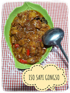 Foto resep Iso sapi gongso