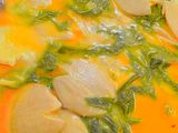 Gulai jengkol daun ubi