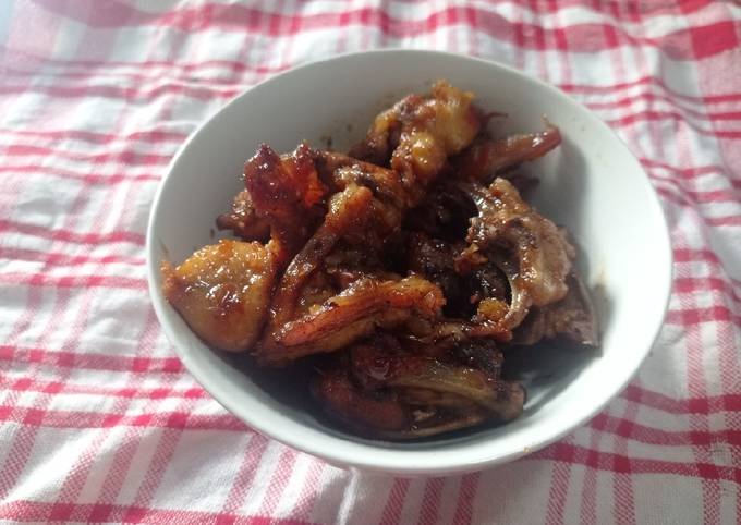 Resep Tulangan ayam pedas manis SIMPLE yang Harus Anda Coba