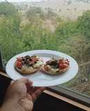 Pizza de cochayuyo al pesto