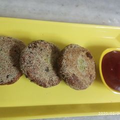 A picture of Dal Palak Cutlet.