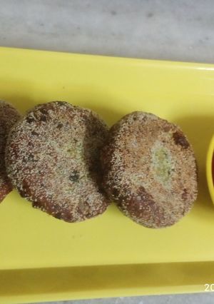 A picture of Dal Palak Cutlet.