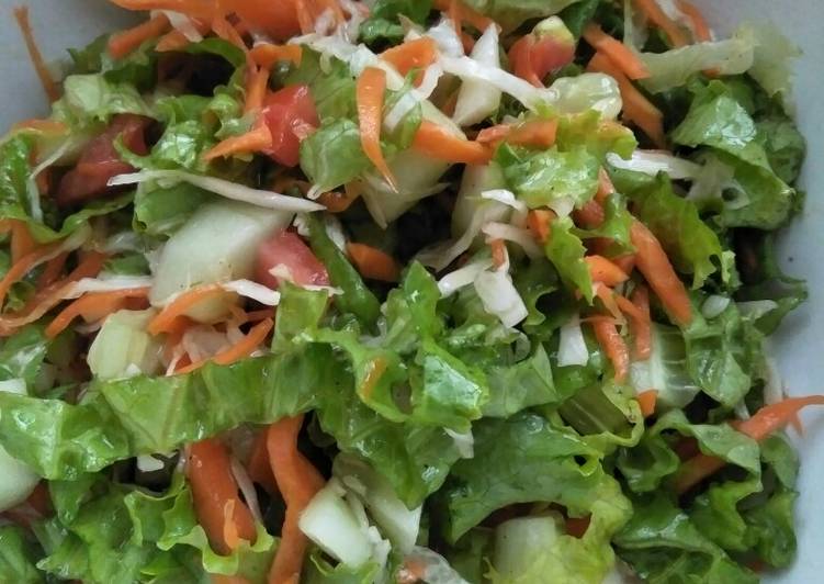 Cara Mudah Membuat Salad sayur Enak