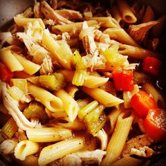 A picture of Frozen Instant Pot Chicken Noodle Soup.