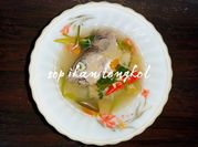 Gambar sup ikan tongkol kunyit