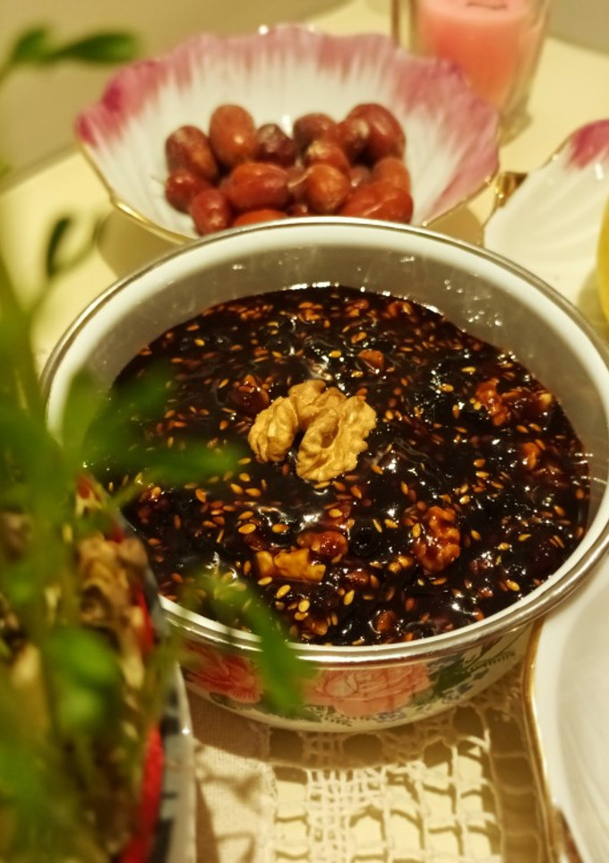 عکسی از دستور معجون خرما و دوشاب افطار و سحر