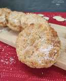 Galletas de coco y chocolate blanco