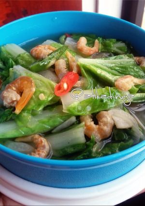 Foto resep Cah Sawi Keriting Ebi 😘