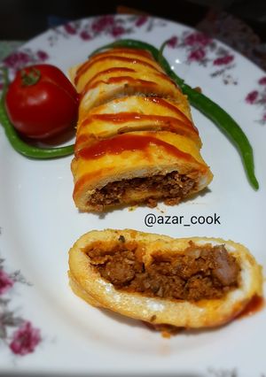 عکسی از دستور رولت تخم مرغ