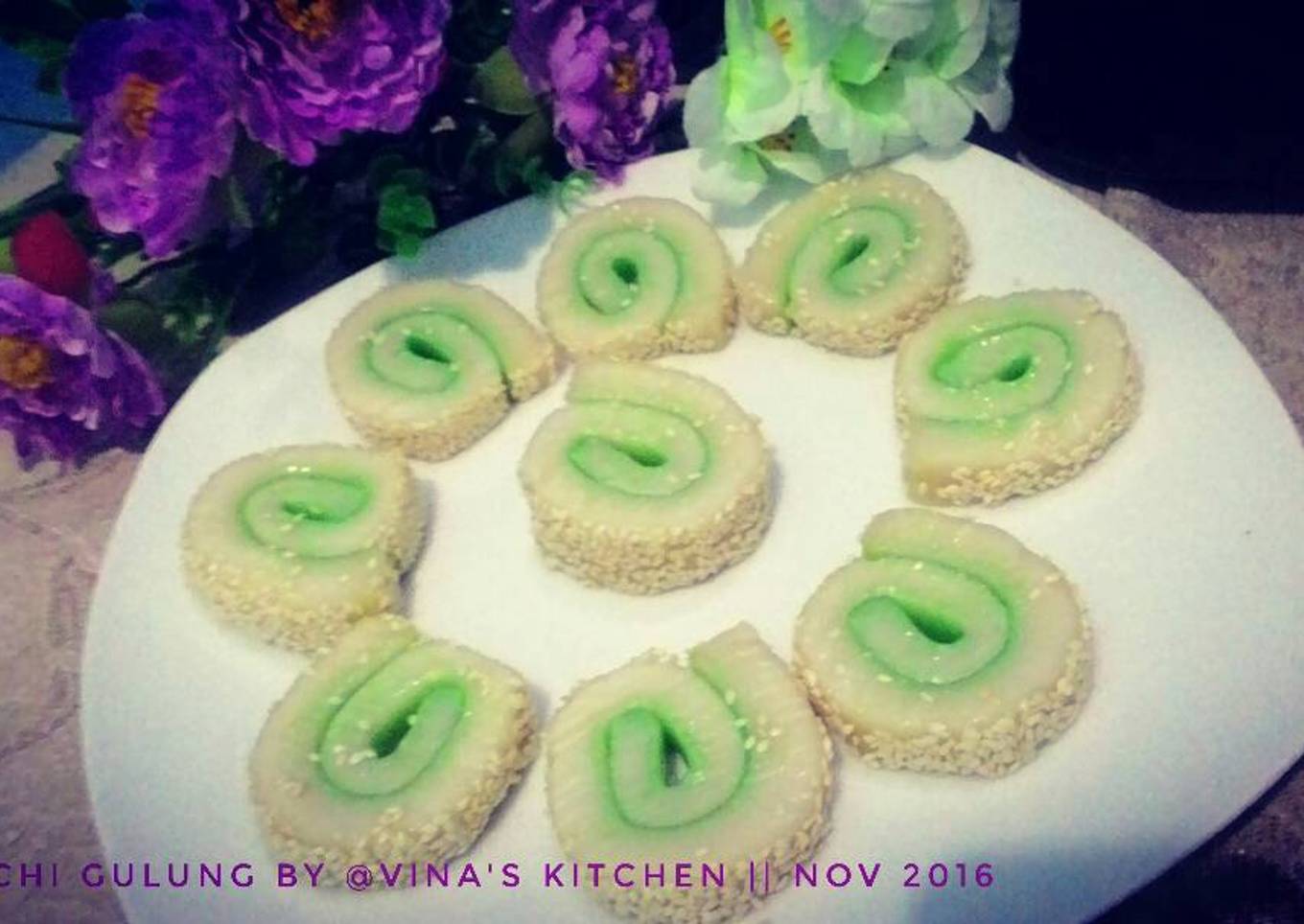 Resep Mochi gulung ORIGINAL PANDAN (no filling)