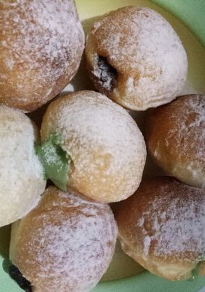 Foto resep Donat menul tanpa kentang (donat isi fla)
