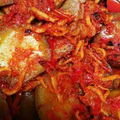 A picture of Jengkol Balado Teri Medan.