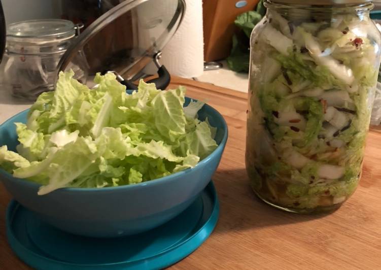 Easiest Way to Prepare Any-night-of-the-week Japanese Pickled Cabbage