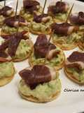 Bouchées au guacamole et au magret fumé