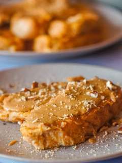 Una foto de Torrijas saludables sabor kinder