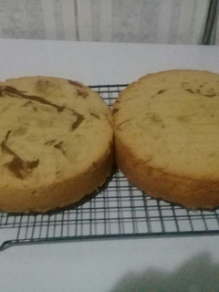A picture of Vanilla-chocolate Marble cake.