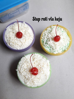 Foto resep Stup roti vla keju